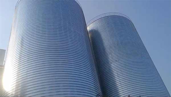 昌江2座混凝土高架卷板仓